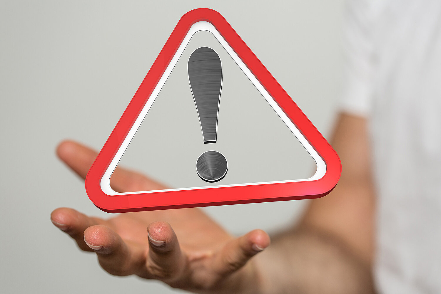 Foto Gefahrenzeichen