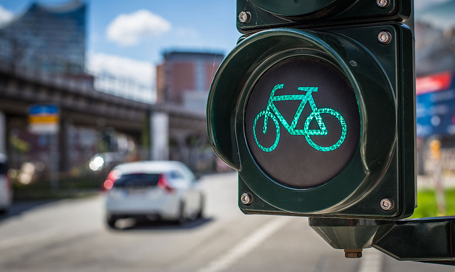 Foto Radfahrerampel